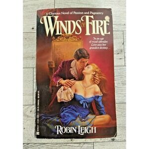Winds of Fire Robin‎ Leigh 1987 Berkley 1st Ed Vintage Historical Romance PB